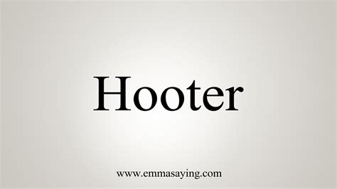 How to say hooter in Filipino .
